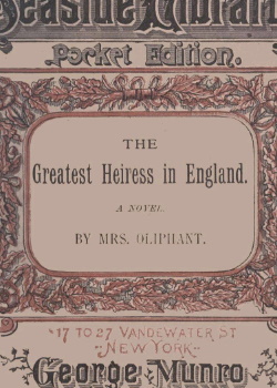 The Greatest Heiress in England