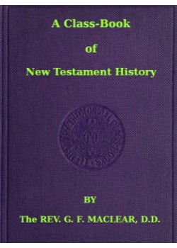 A Class-Book of New Testament History