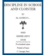 Discipline in School and Cloister