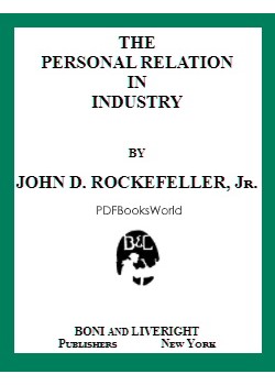 The Personal Relation in Industry