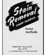 Stain Removal from Fabrics -  Home Methods