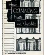 Home Canning of Fruits and Vegetables