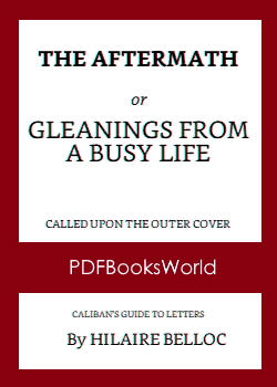 The Aftermath Or Gleanings from a Busy Life