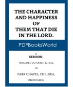 The Character and Happiness of Them That Die in the Lord