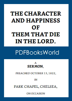 The Character and Happiness of Them That Die in the Lord