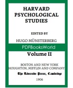 Harvard Psychological Studies, Volume 2