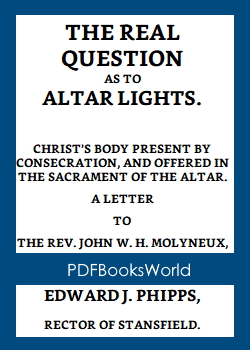 The Real Question as to Altar Lights