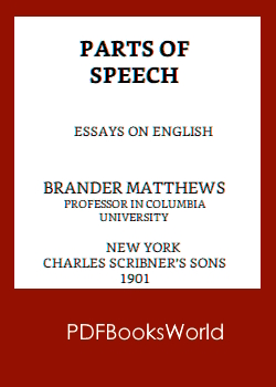 Parts of Speech - Essays on English