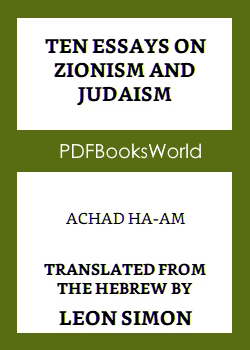 Ten Essays on Zionism and Judaism