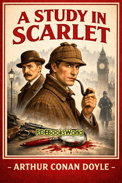 A Study In Scarlet by Arthur Conan Doyle book cover