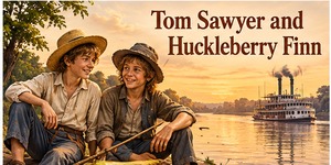 Tom Sawyer and Huckleberry Finn
